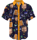 Collar Button Up | Father's Day | Icy SuperFLEX fabric - Dark Blue
