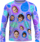 Sweater | Easter Day | Poly-cotton fabric - Purple