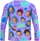 Sweater | Easter Day | Poly-cotton fabric - Purple