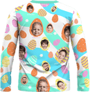 Sweater | Easter Day | Poly-cotton fabric - Mint White