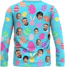 Sweater | Easter Day | Poly-cotton fabric - Aqua Blue