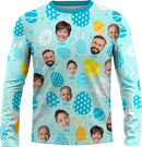 Sweater | Easter Day | Poly-cotton fabric - Baby Blue