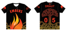 Oakland Ultimate | Short Sleeve - Embers - Dark Design