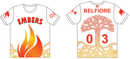 Oakland Ultimate | Short Sleeve - Embers - Light Design