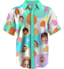 Collar Button Up | Easter Day | Icy SuperFLEX fabric - Mint White