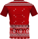 Jersey | FestiveFam | Poly-Cotton fabric - Red