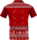 Polo | FestiveFam | Poly-Cotton fabric - Red