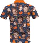 Polo | Thanksgiving Day | Poly-Cotton fabric - Indigo Blue