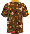Collar Button Up | Father's Day | Icy SuperFLEX fabric - Brown