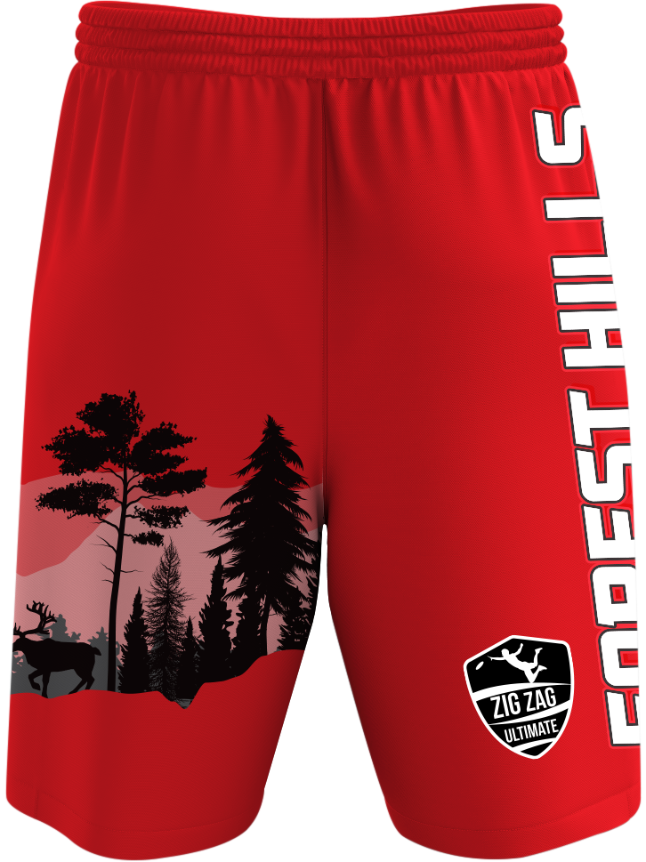 Forest Hills Ultimate | Ultimate Shorts - Red -SuperFly X fabric