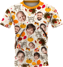 Jersey | Thanksgiving Day | Poly-Cotton fabric - Cream