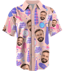 Collar Button Up | Father's Day | Icy SuperFLEX fabric - Light Pink