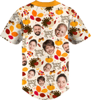 Baseball Button Up | Thanksgiving Day | Poly-cotton fabric - Cream