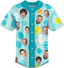 Baseball Button Up | Easter Day | Poly-cotton fabric - Baby Blue