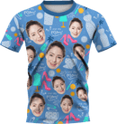 Jersey | Mother's Day | Icy SuperFLEX fabric - Blue