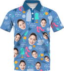 Polo | Mother's Day | Icy SuperFLEX fabric - Blue