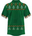 Collar Button Up | Cozy & Bright | Poly-Cotton fabric - Green