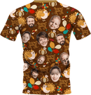 Jersey | Thanksgiving Day | Poly-Cotton fabric - Caramel