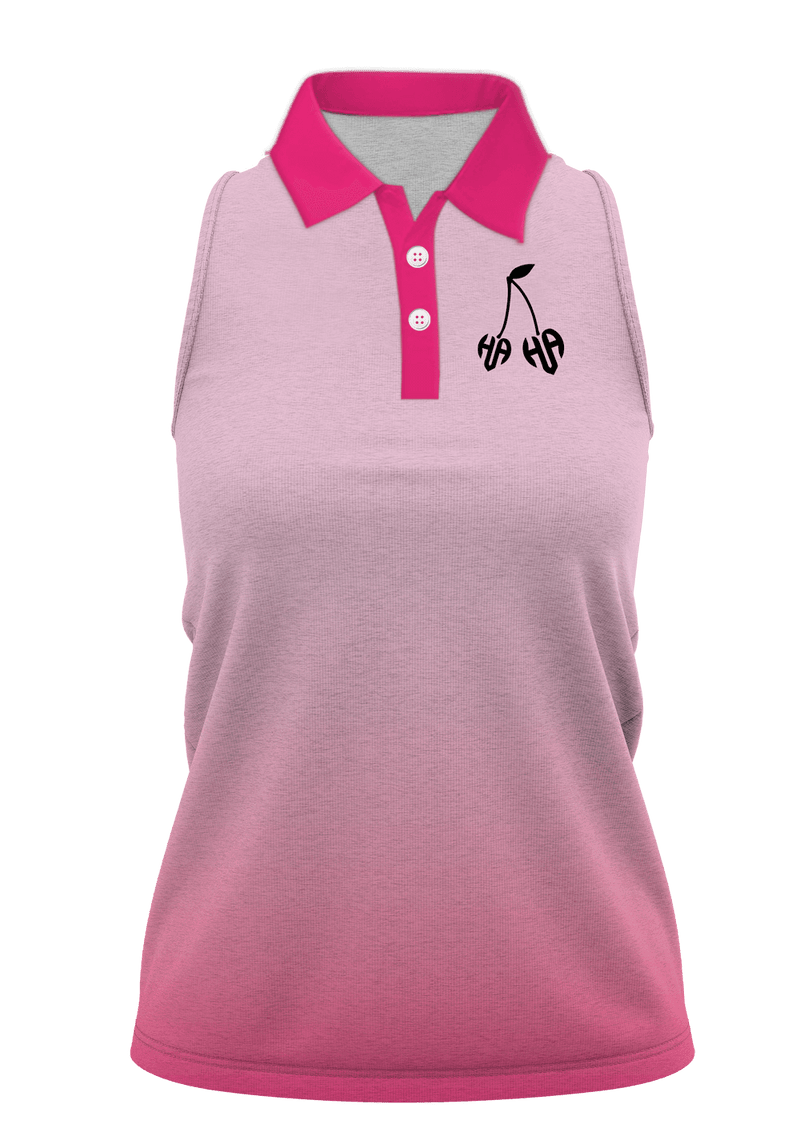 Disc Golf | Hailymar Arias The Ombre Cherry Racerback Polo