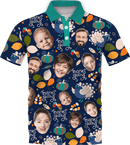 Polo | Thanksgiving Day | Poly-Cotton fabric - Navy Blue