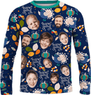 Sweater | Thanksgiving Day | Poly-cotton fabric - Navy Blue
