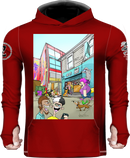 The Gordy-verse | Dark Red Sun Hoodie