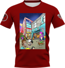 The Gordy-verse |  Dark Red Jersey - Night Version