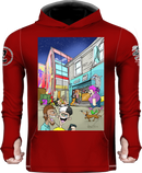 The Gordy-verse | Dark Red Sun Hoodie