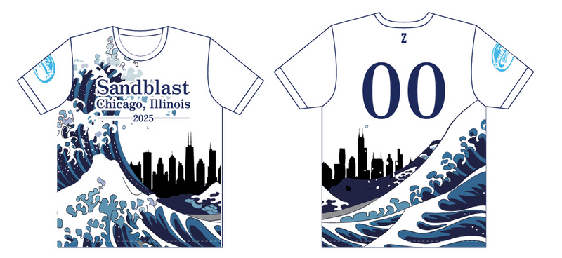 Chicago Sandblast | White Jersey