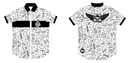 Titan Disc Golf | Black White Pattern Button Up