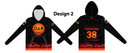Oakland Ultimate | Sun Hoodie - Sunset - Design 2