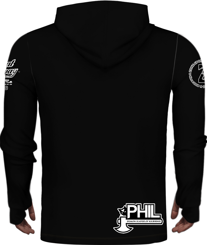 Phil Dsok Pinup | Black Sun Hoodie