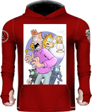 Phil Pinup 1 | Red Sun Hoodie