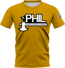 Phil The Demon Slayer Of Kilbirnie Dark Yellow Jersey