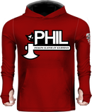 Phil The Demon Slayer Of Kilbirnie Red Sun Hoodie