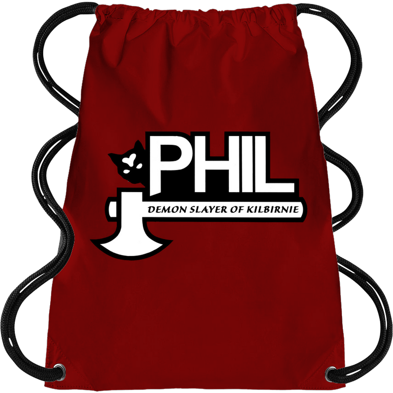 Phil The Demon Slayer Of Kilbirnie Red Cleat Bag