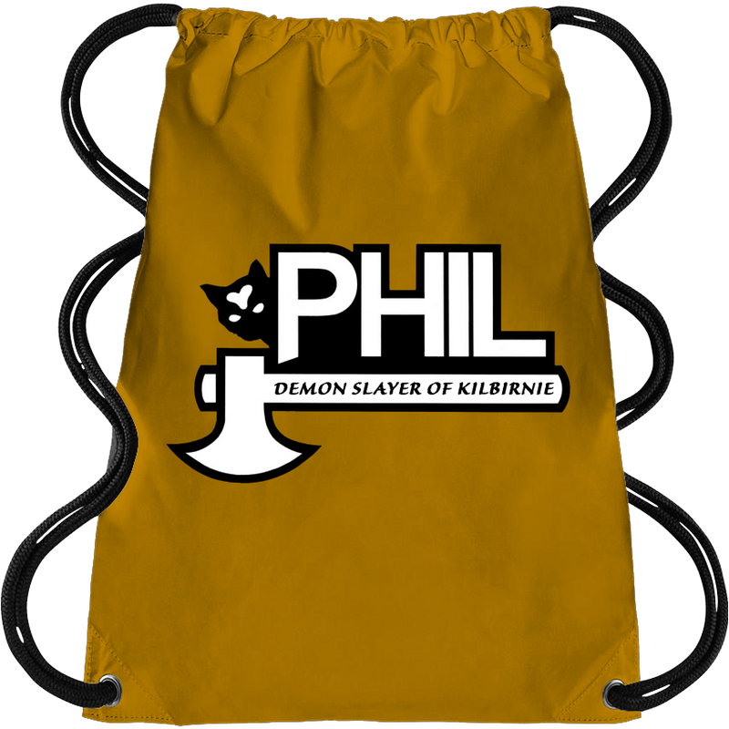 Phil The Demon Slayer Of Kilbirnie Dark Yellow Cleat Bag