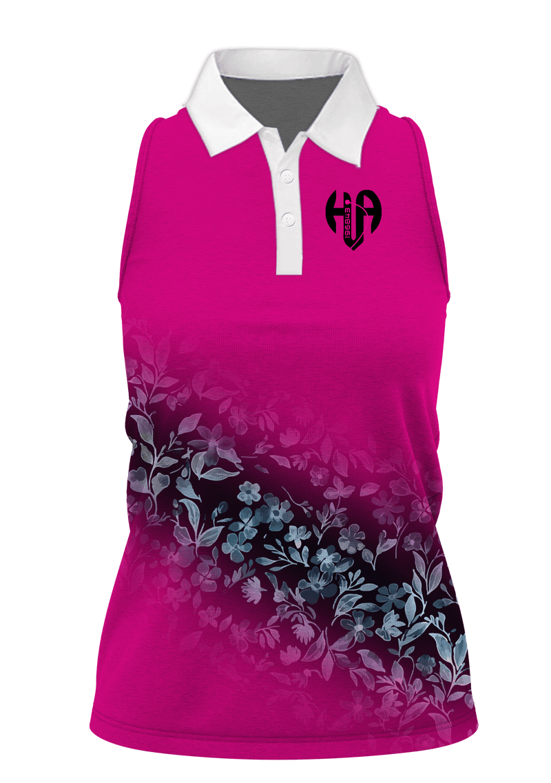 Disc Golf | Hailymar Arias The Spring Pink Racerback Polo