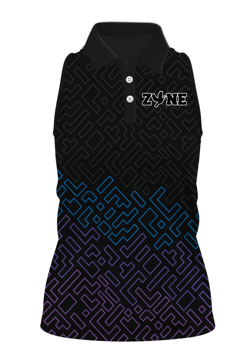 Disc Golf | Kimberly The NeonGrid Racerback Polo