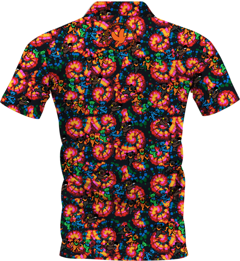 Thomas Grooms disc golf polo back