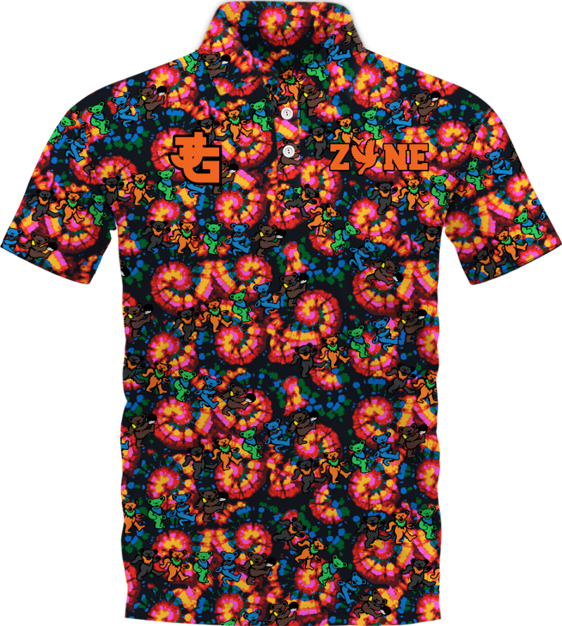 Disc Golf | Joe Grooms Patterned Polo
