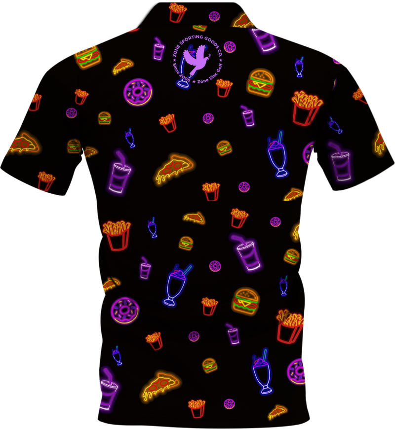 Disc Golf | Kimberly Neon Diner Polo