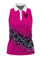 Disc Golf | Hailymar Arias The Spring Pink Racerback Polo