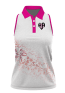 Disc Golf | Hailymar Arias The Spring White Racerback Polo