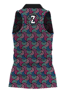 Disc Golf | Jacie Ommen The GeoMaze Racerback Polo