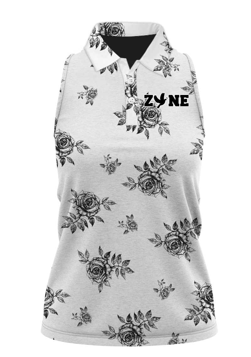 Disc Golf | Kimberly The Black Rose Racerback Polo