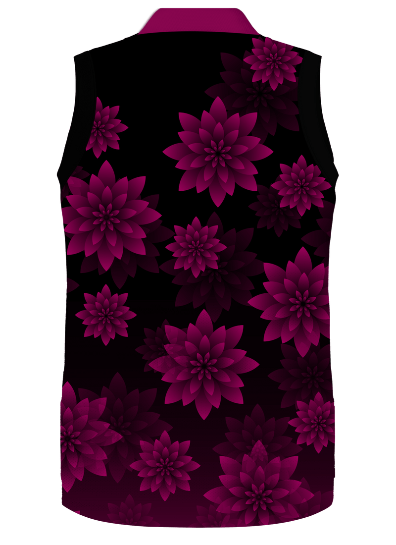 Disc Golf | Kimberly The Dahlia Sleeveless Polo