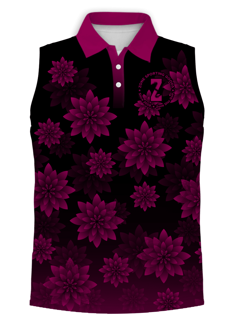 Disc Golf | Kimberly The Dahlia Sleeveless Polo