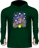 Kimmy Kit | DarkGreen Sun Hoodie