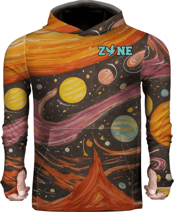 Disc Golf  | Christian Benson Camp The Multiverse Sun Hoodie